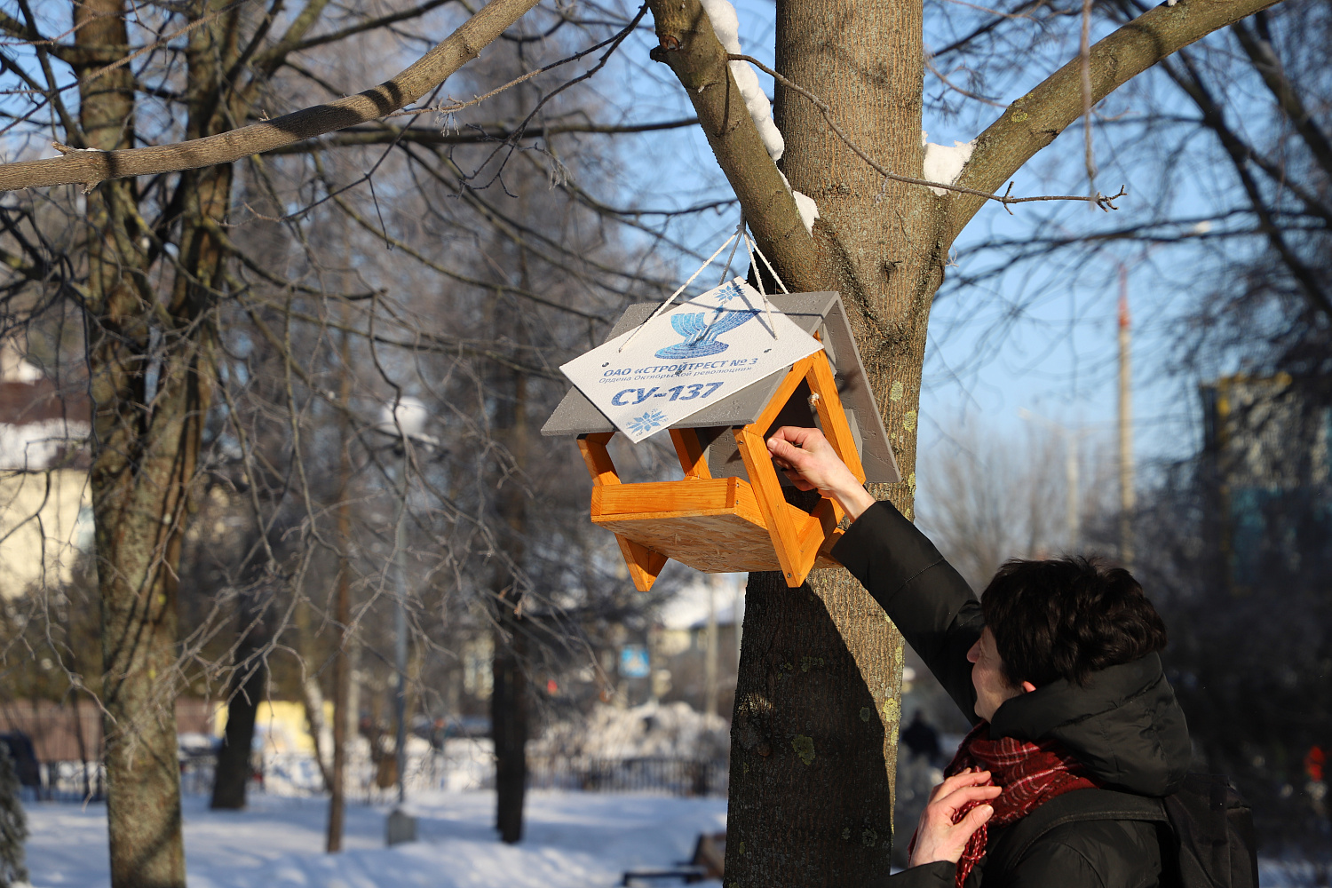 От плотника до архитектора: как профессионалы стройтреста № 3 соревновались в добром деле, конкурсе кормушек для птиц 