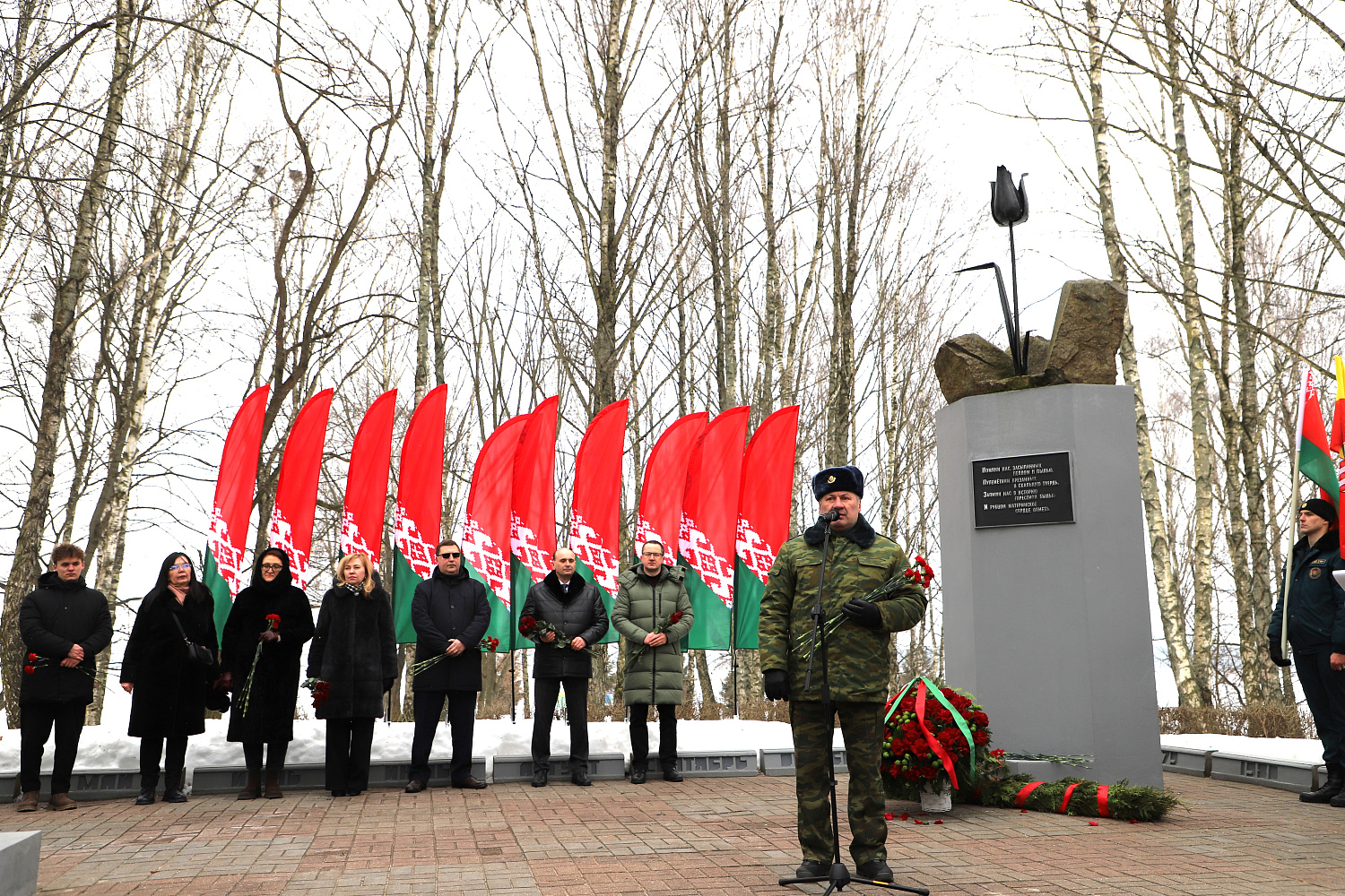 Память, объединяющая поколения: стройтрест № 3 принял активное участие в районном митинге, посвященном 37-й годовщине вывода советских войск из Афганистана 
